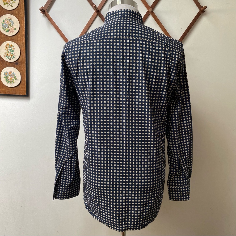 French Connection Argyle Diamond Patterned Shirt - image 8